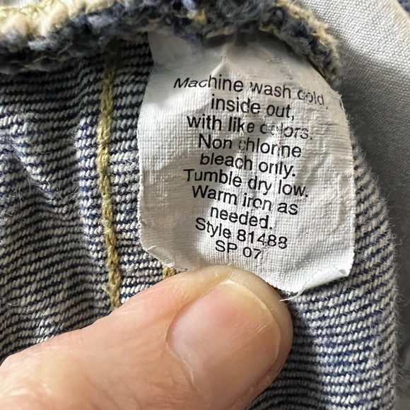 Vintage J. Crew Factory Women's Sz 31 Denim Skirt Frayed Edge Medium Wash Boho - Picture 9 of 9